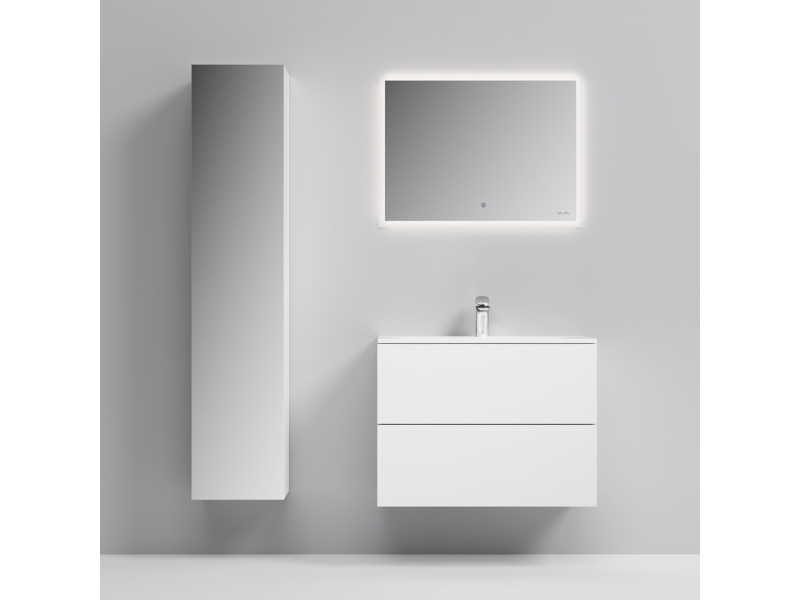 Купить Зеркало Am.Pm Spirit 2.0 M71AMOX0801SA, 80 см, с LED-подсветкой и системой антизапотевания, инфракрасный сенсор