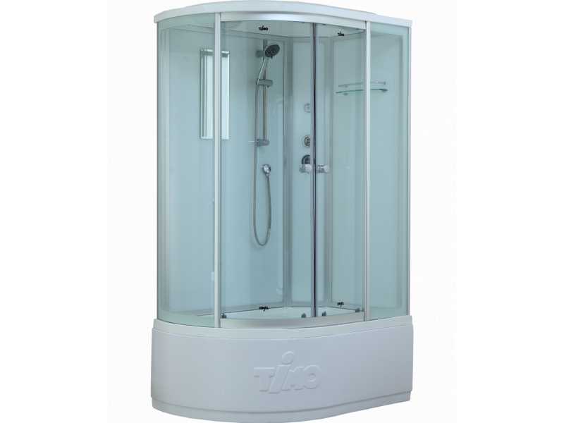 Купить Душевая кабина Timo Standart Т-6620 Silver L/R 120 x 85 см, с крышей, с донным клапаном, хром