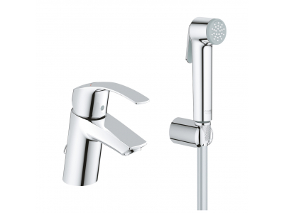 Смеситель Grohe Eurosmart New 23124002 для раковины с гигиеническим душем