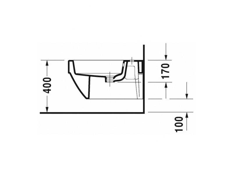 Купить Биде Duravit Vero Air 2274150000, подвесное