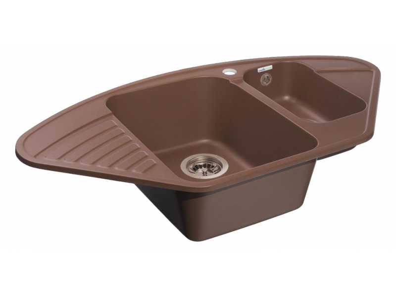 Купить Кухонная мойка GranFest Quarz Z 14, 92.7 x 49.7 см, терракот