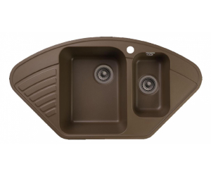 Кухонная мойка GranFest Quarz Z 14, 92.7 x 49.7 см, терракот