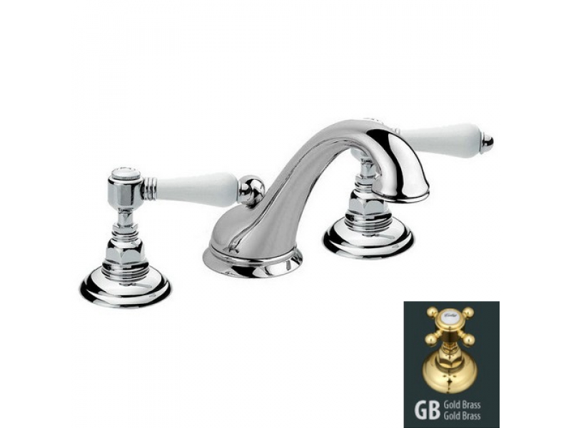 Купить Смеситель Nicolazzi Dames Anglaises 1408GB78 для ванны и душа, гальваническое золото, ручки P. Mont Blanc