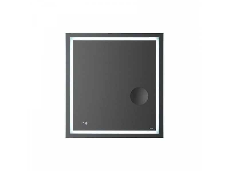 Купить Зеркало Am.Pm Gem 65-70 M91AMOX0653WG с контурной Led-подсветкой, часами и косметическим зеркалом