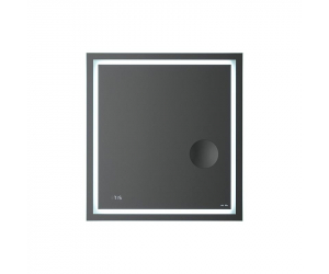 Зеркало Am.Pm Gem 65-70 M91AMOX0653WG с контурной Led-подсветкой, часами и косметическим зеркалом
