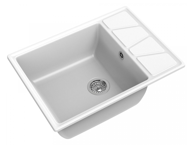 Купить Кухонная мойка GranFest Vertex GF-V-680 L, 68х50 см, иней