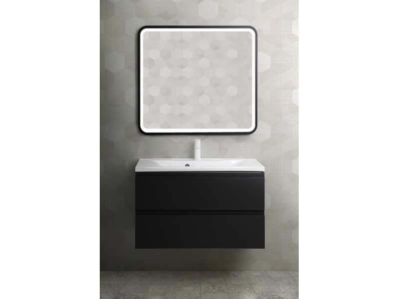 Купить Тумба под раковину Art&Max AM-Bianchi-900-2C-SO-GM, 90 x 45 x 55 см подвесная, серый матовый