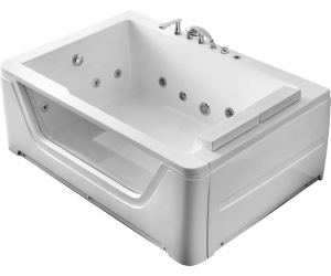 Ванна гидромассажная акриловая Gemy G9226 B 172 х 121 x 66.5 см, встраиваемая, белая