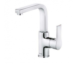 Смеситель Kludi Zenta Sl 480280565 для раковины с боковым управлением, без донного клапана, хром