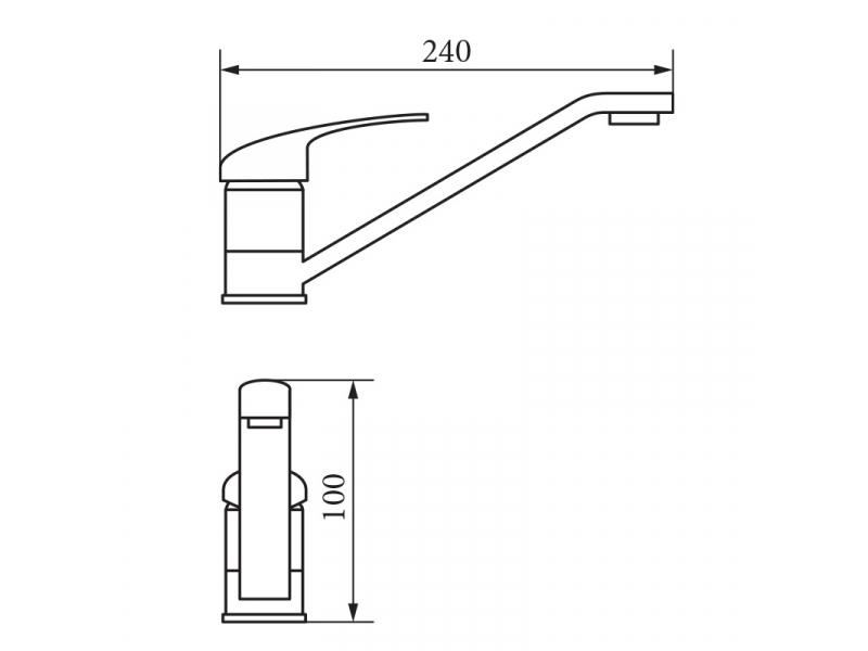 Купить Смеситель Veragio Pont VR.PNT-2180.CR для кухни, хром