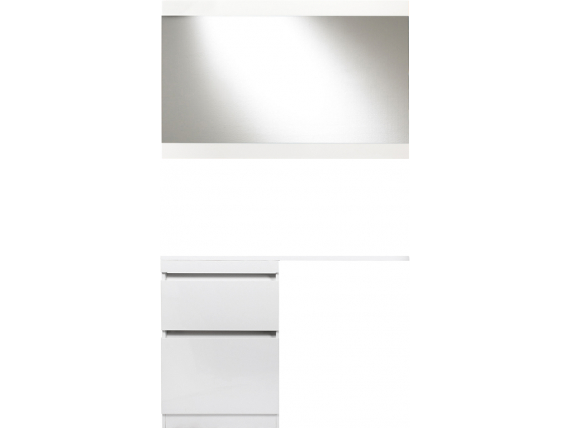 Купить Зеркало Style Line Даллас 120 СС-00000393 Люкс, 120 см, подвесное, белое