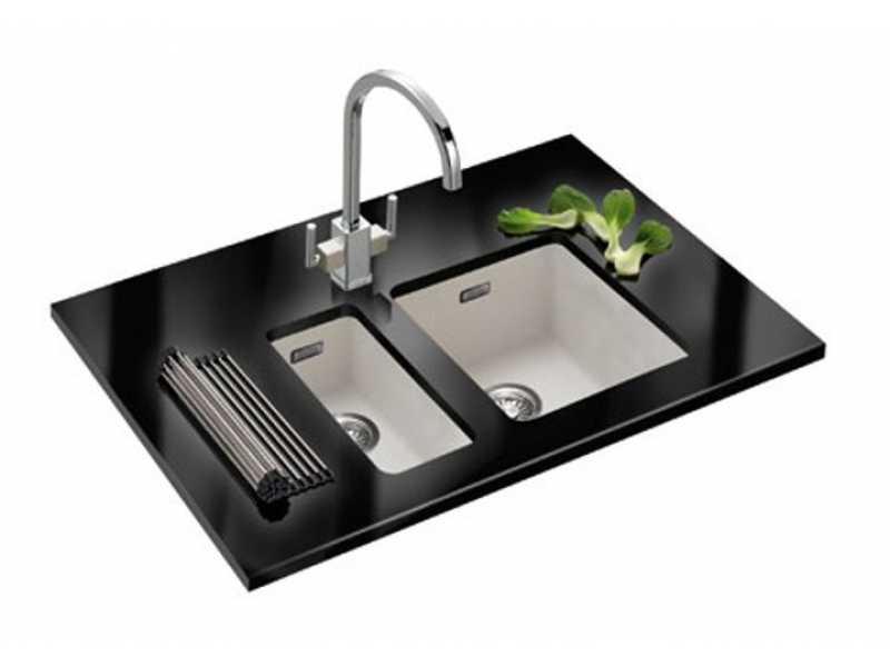Купить Мойка Franke KUBUS KBG 110-34, 125.0023.838, гранит, нижняя установка, цвет сахара, 36,7*46 см