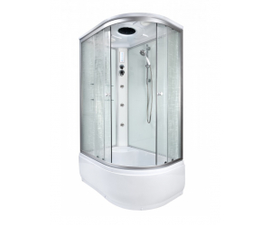 Душевая кабина Deto Em EM4511 L/R гм-эл 110 x 80 см, с крышей, с электрикой, с гидромассажем