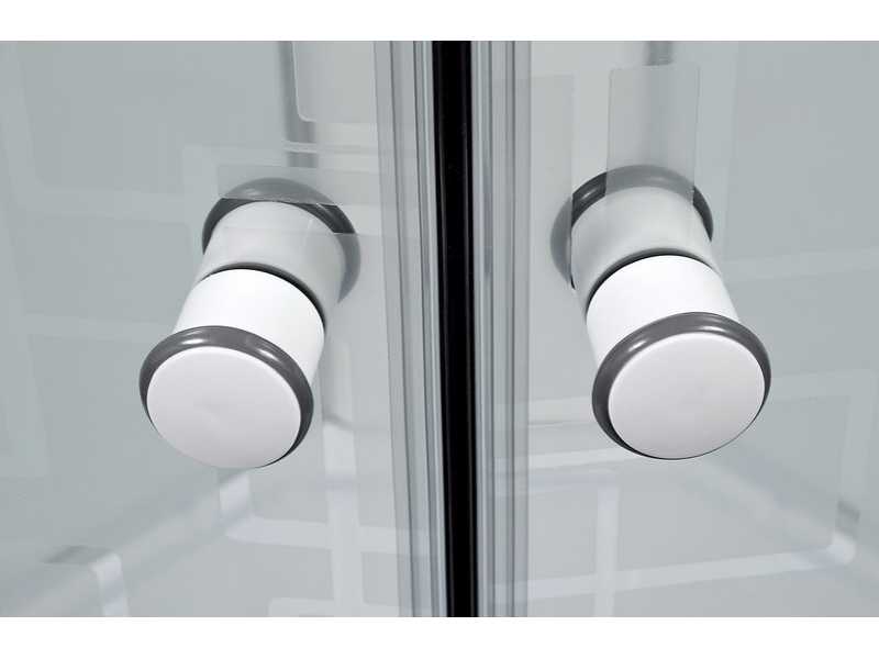 Купить Душевая кабина Deto Em EM4511 L/R гм-эл 110 x 80 см, с крышей, с электрикой, с гидромассажем