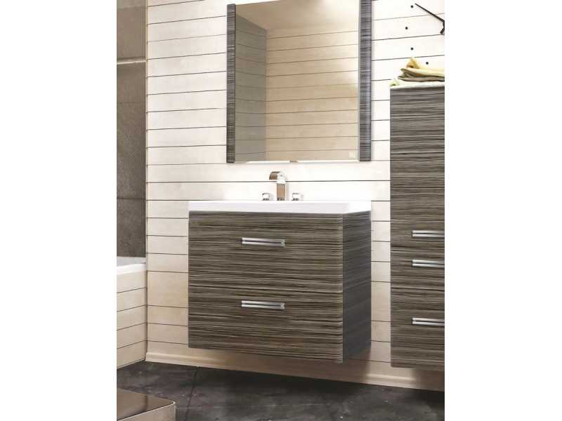 Купить Зеркало Style Line Лотос 600 ЛС-00000486, 60 см, подвесное, шёлк зебрано