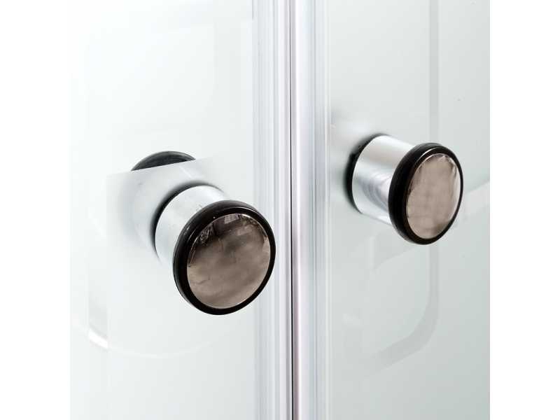 Купить Душевая кабина Deto Em EM4590 LED гм 90 x 90 см, с крышей, с Led подсветкой, с гидромассажем