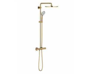 Душевая система с термостатом Grohe Euphoria 310 26075GL0, холодный рассвет глянец