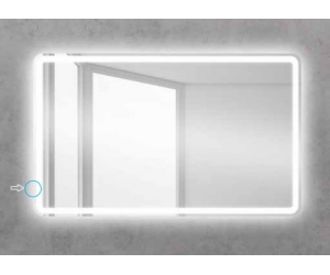 Зеркало BelBagno SPC-MAR-1000-600-LED-BTN 100 x 60 см со встроенным светильником и кнопочным выключателем