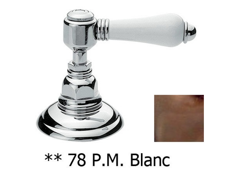 Купить Смеситель Nicolazzi Dames Anglaises 1409DB78 для раковины, темная бронза, ручки P. Mont Blanc