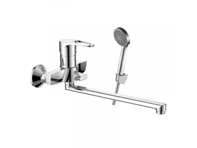 Смеситель Decoroom DR70043, для ванны и душа, хром