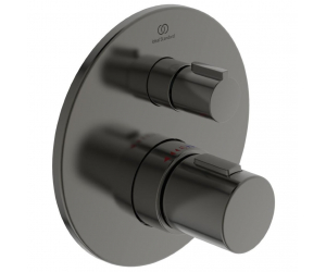 Смеситель Ideal Standard Ceratherm T100 встраиваемый для душа, черный, A5813A5
