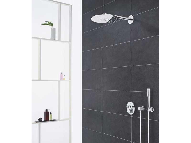 Купить Душевая система Grohe SmartControl 34709000, с термостатом и верхним душем, хром