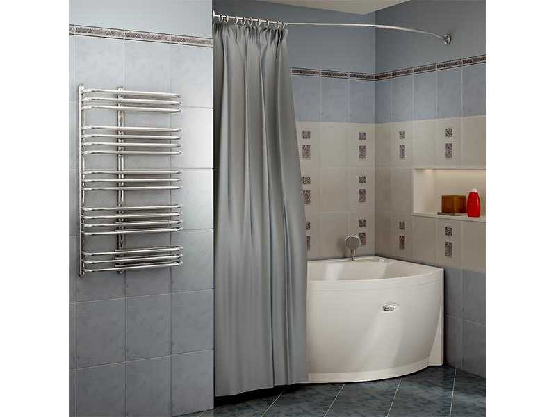 Купить Карниз Радомир 1-12-2-0-0-209 для ванны Миранда 168 x 95 см, хром