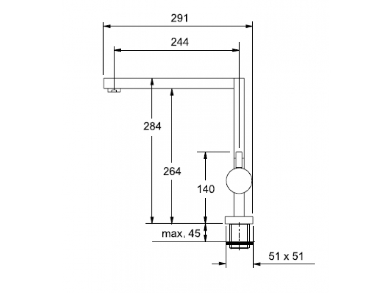 Купить Смеситель Franke PLANAR LIGHT 050, 115.0043.550, для кухни, со встроенным освещением, хром