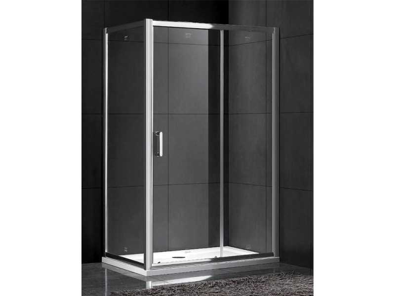 Купить Душевой уголок Gemy Victoria S30131B-A85 (S30191B + A85), 140 х 85 х 190 см, стекло прозрачное