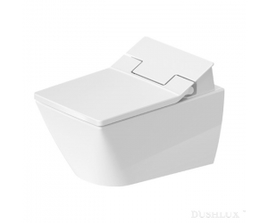 Унитаз Duravit Viu 2511590000 37 x 57 см подвесной, безободковый, с креплением Durafix, белый