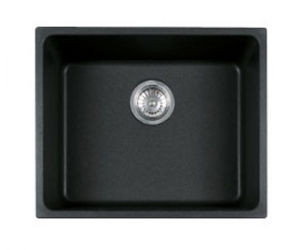 Мойка Franke KUBUS KBG 110-50, 125.0176.636, гранит, нижняя установка, цвет оникс, 54*44 см