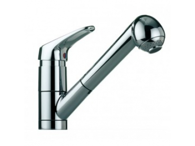 Смеситель Franke CASCADA 470-1, 115.0006.871, для кухни, с выдвижным изливом, хром