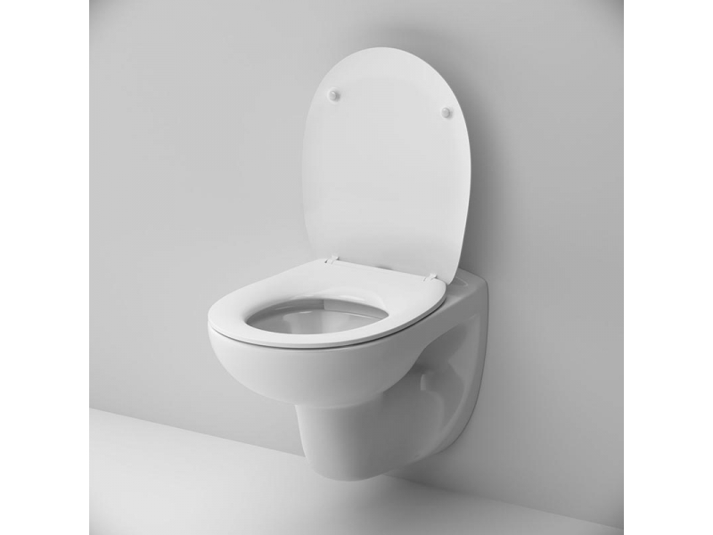 Купить Подвесной безободковый унитаз Am.Pm Sense C741700SC крышка микролифт
