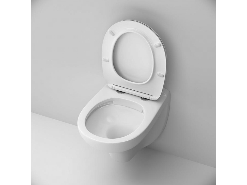Купить Подвесной безободковый унитаз Am.Pm Sense C741700SC крышка микролифт