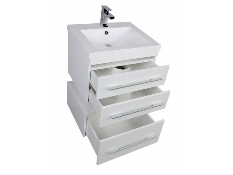 Купить Тумба под раковину Aquanet Нота 58 (005) 00171483, цвет белый