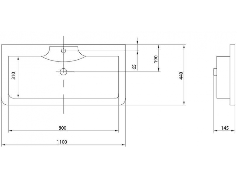 Купить Раковина Акватон Сиена М 1100 1A70633KSN010