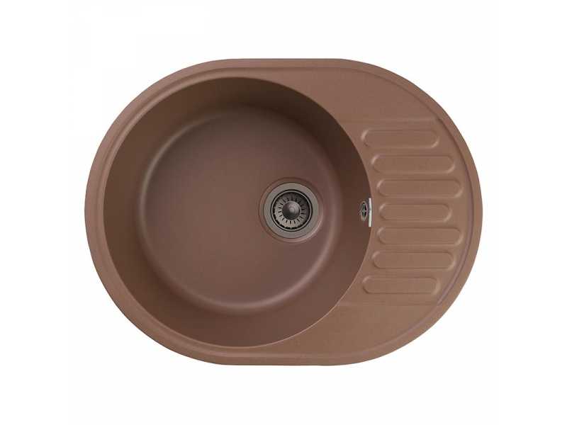 Купить Кухонная мойка GranFest Quarz Z 58, 61.7 x 48 см, терракот