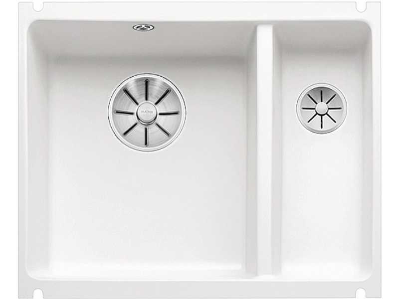 Купить Мойка Blanco Subline 350/150-U 523741, белый глянцевый