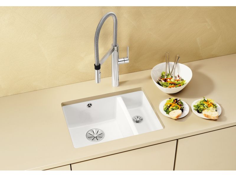 Купить Мойка Blanco Subline 350/150-U 523741, белый глянцевый