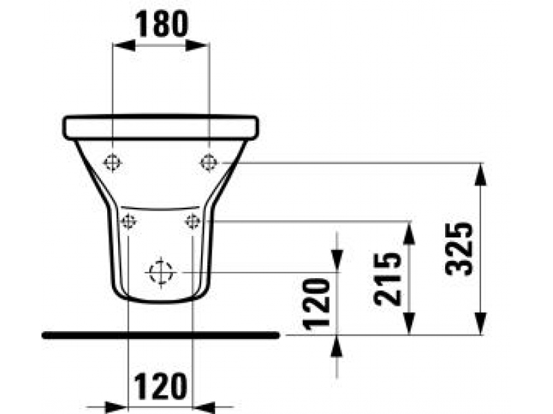 Купить Биде Laufen Living 3043.1 подвесное