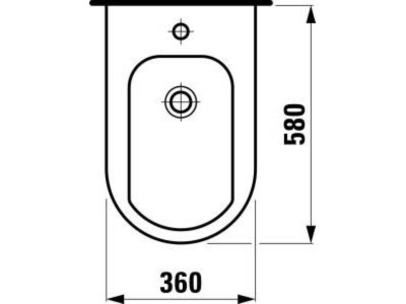 Купить Биде Laufen Living 3043.1 подвесное