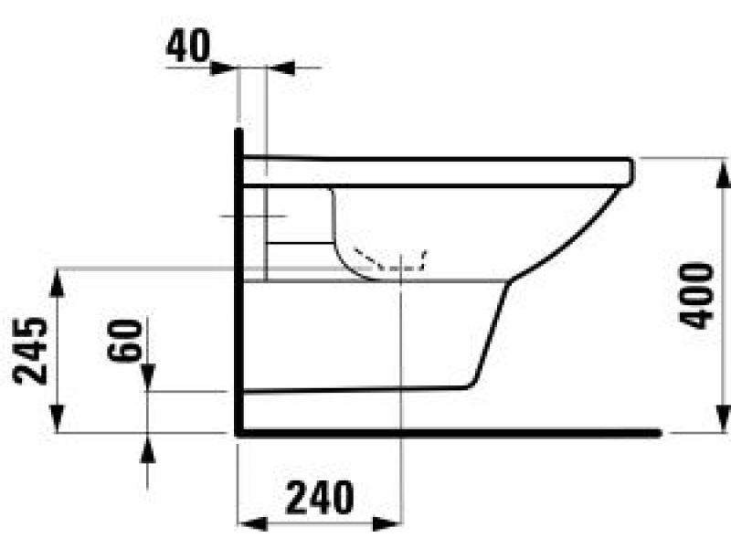 Купить Биде Laufen Living 3043.1 подвесное