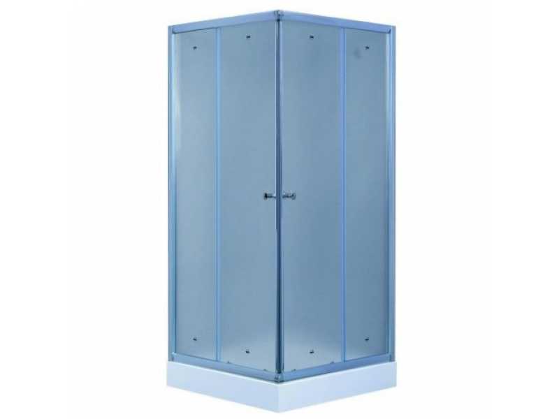 Купить Душевой уголок Timo TL-1102 F Fabric Glass, стекло матовое, 100 х 100 х 200 см