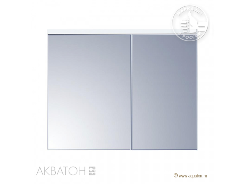 Купить Зеркало-шкаф Акватон Брук 80 со светильником, 1A200602BC010