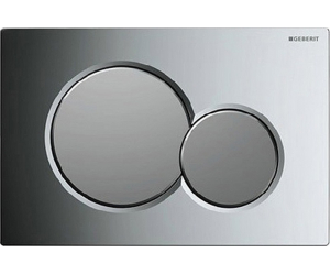 Клавиша Geberit Sigma Type 01 115.770.KA.5, пластик, хром глянцевый/матовый хром