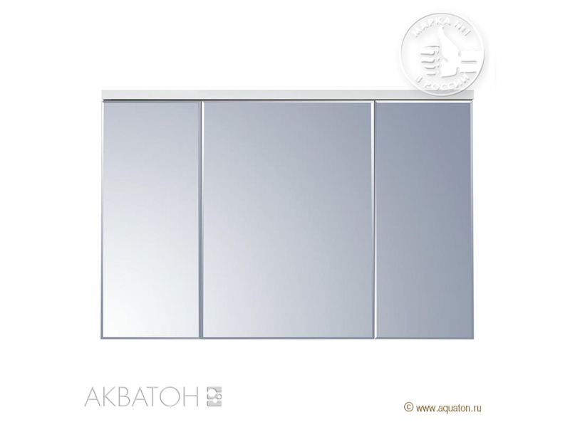 Купить Шкаф-зеркало Акватон Брук 120 см 1A200802BC010 со светильником