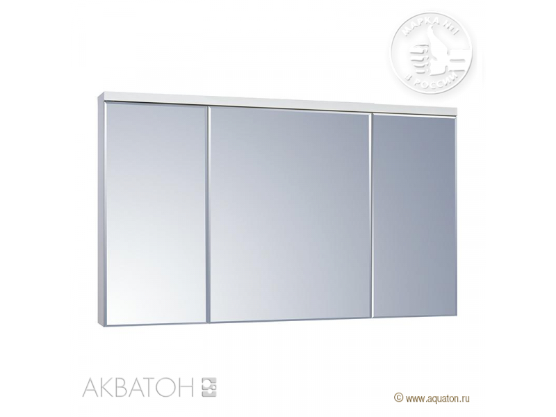 Купить Шкаф-зеркало Акватон Брук 120 см 1A200802BC010 со светильником