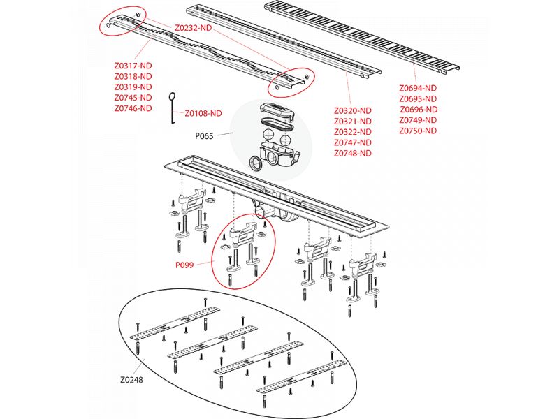 Купить Душевой лоток AlcaPlast APZ10-750M Simple
