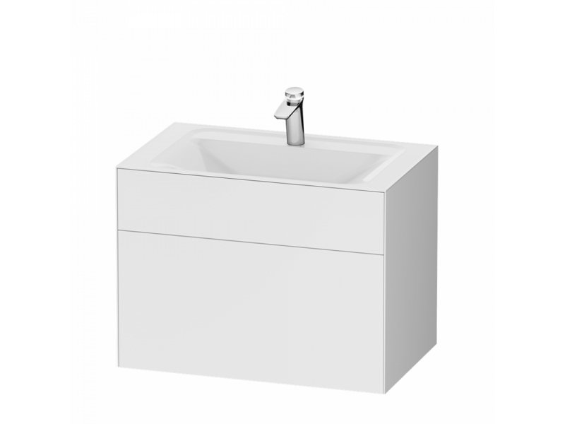 Купить Тумба под раковину Am.Pm Inspire 2.0 M50AFHX0803WM подвесная 80 см, 3 ящика, цвет белый, матовый