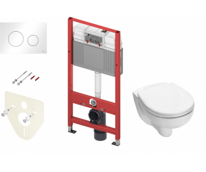 Инсталляция для унитаза TECE Base K440920.WC1 с унитазом TECE V04 с кнопкой смыва TECEloop, белый